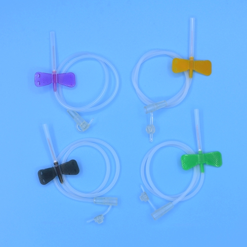 Disposable butterfly needle scalp vein set