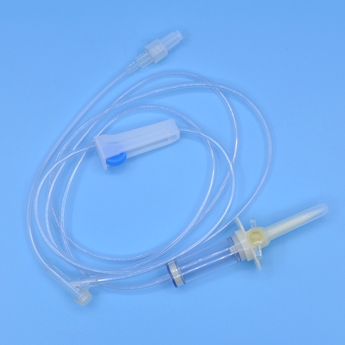 Infusion set with Special  S_SIZE Injection molding drip bucket 