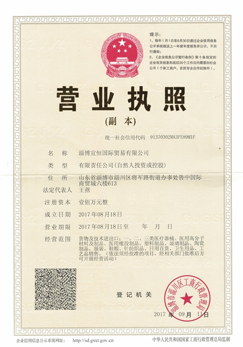 Business license-Econst Company’s