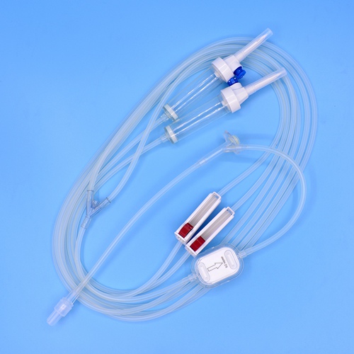 Customized Double drop chamber and Roller Precision Infusion set 