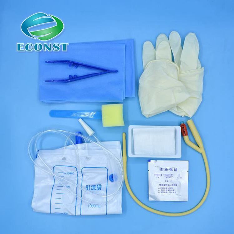 Disposable sterile urethral catheterization kit for hospital 