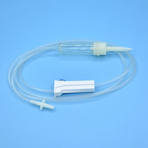 Infusion Set Without Fluid Filter And Air Vent Spike