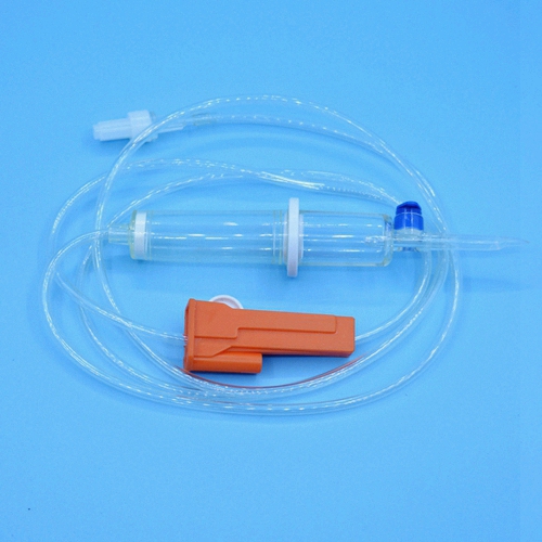 Safety Deluxe Double Dropper, Double chamber,Separator Infusion set